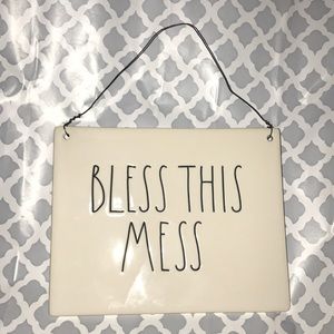 Rae Dunn bless this mess sign